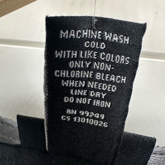 Catherines Black Faux Leather Open Jacket Draped Front Zip Pocket Moto Layer 4X - Picture 10 of 11